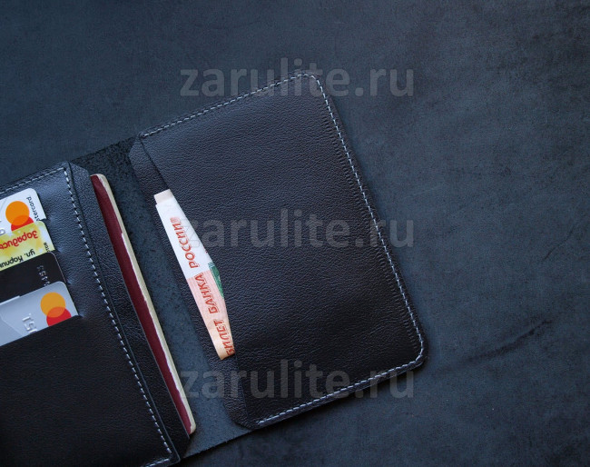 Портмоне для автодокументов Kaptur кожаное