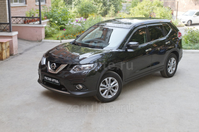 Накладки на внутренние пороги дверей Nissan X-trail 2015-н.в.